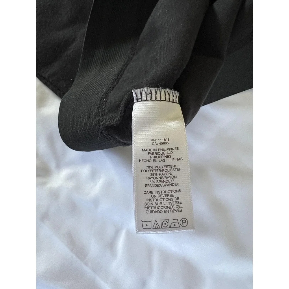 Michael Kors Leggings‎ Womens Large Black Stretch Pull On Slim Fit Yoga Pants